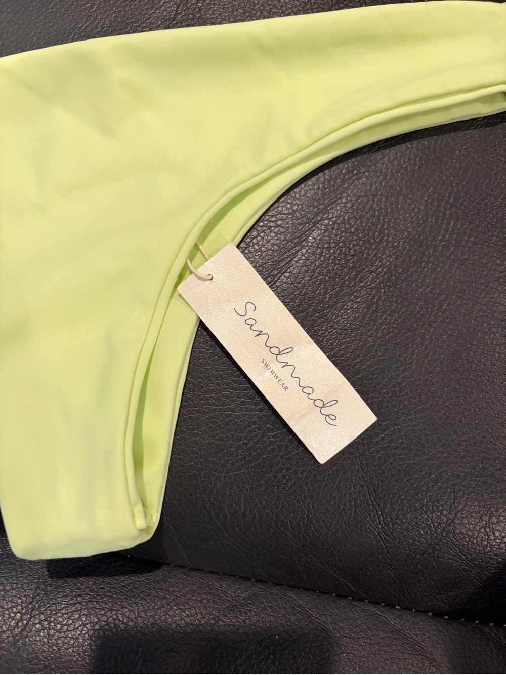 Neon Lime Cheeky Bikini Bottom - Women's Swim - Picture 4 of 5